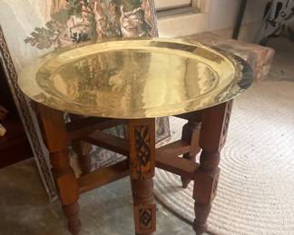 solid brass Mediterranean table 175