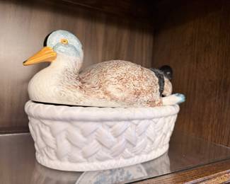 Limoge Duck Tureen 