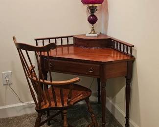 vintage corner desk
