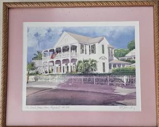 Jersey shore watercolor artwork