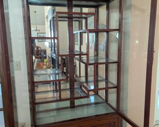 Vintage Rosewood China Cabinet