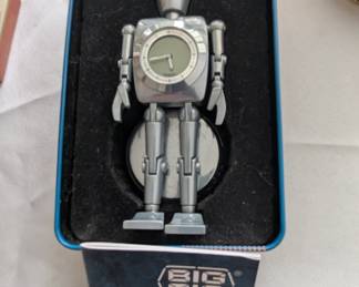 Fossil Stan Big Tic Robot Man Clock