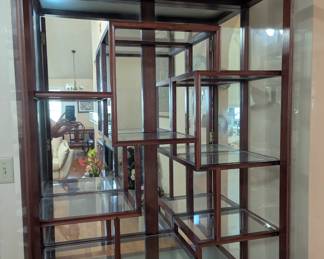 Vintage Rosewood China Cabinet