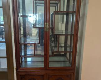 Vintage Rosewood China Cabinet