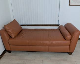 Leather Chaise Lounge