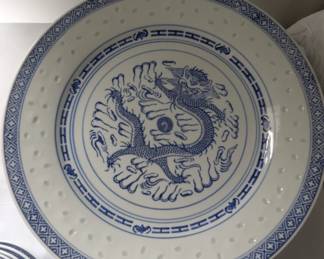 Full Set of Tienshan "Rice grain" Porcelain Dinnerware Set