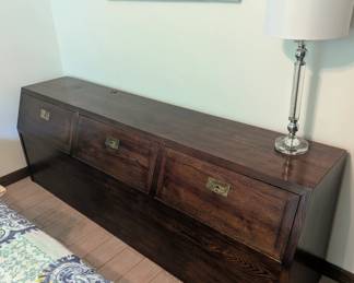 Henredon Headboard/Storage cabinet