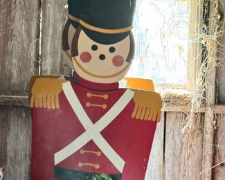 Large Outdoor Wood Soldiers