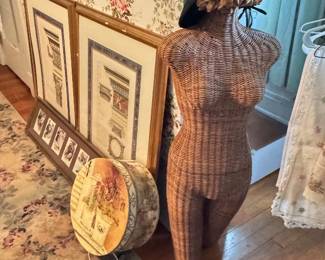 Rattan/Wicker Mannequin