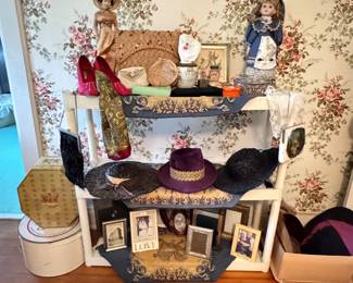 Vintage Hats & Hat Boxes & Dolls - Picture Frames