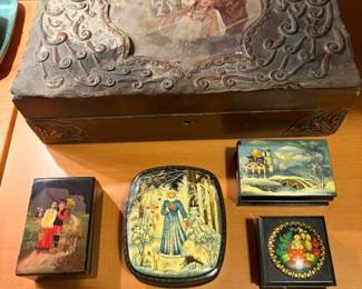 Russian lacquer boxes