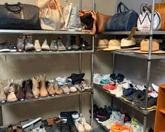 A shoe store's worth of shoes, most never worn, size 40 - 42