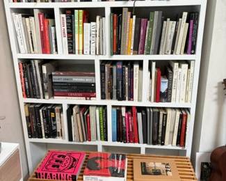 An extraordinary library of books, this is the photography section, there's more 