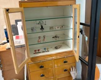 Vintage medical cabinet