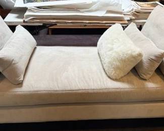 Contemporary upholstered sofa/day bed