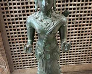 Vintage bronze (Khmer?) figure