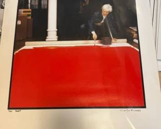 Curtis Knapp 'Red 3' 1/35, unframed