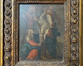 Spanish School oil on canvas