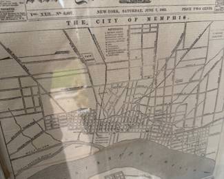 Vintage New York tribune newspaper