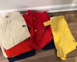 Vintage Lacoste children’s clothing