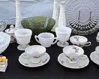 Milk Glass Collection