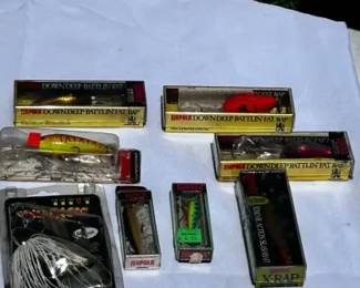 New-In-Package Rapala Lures & More – High-End Vintage to Modern Mix