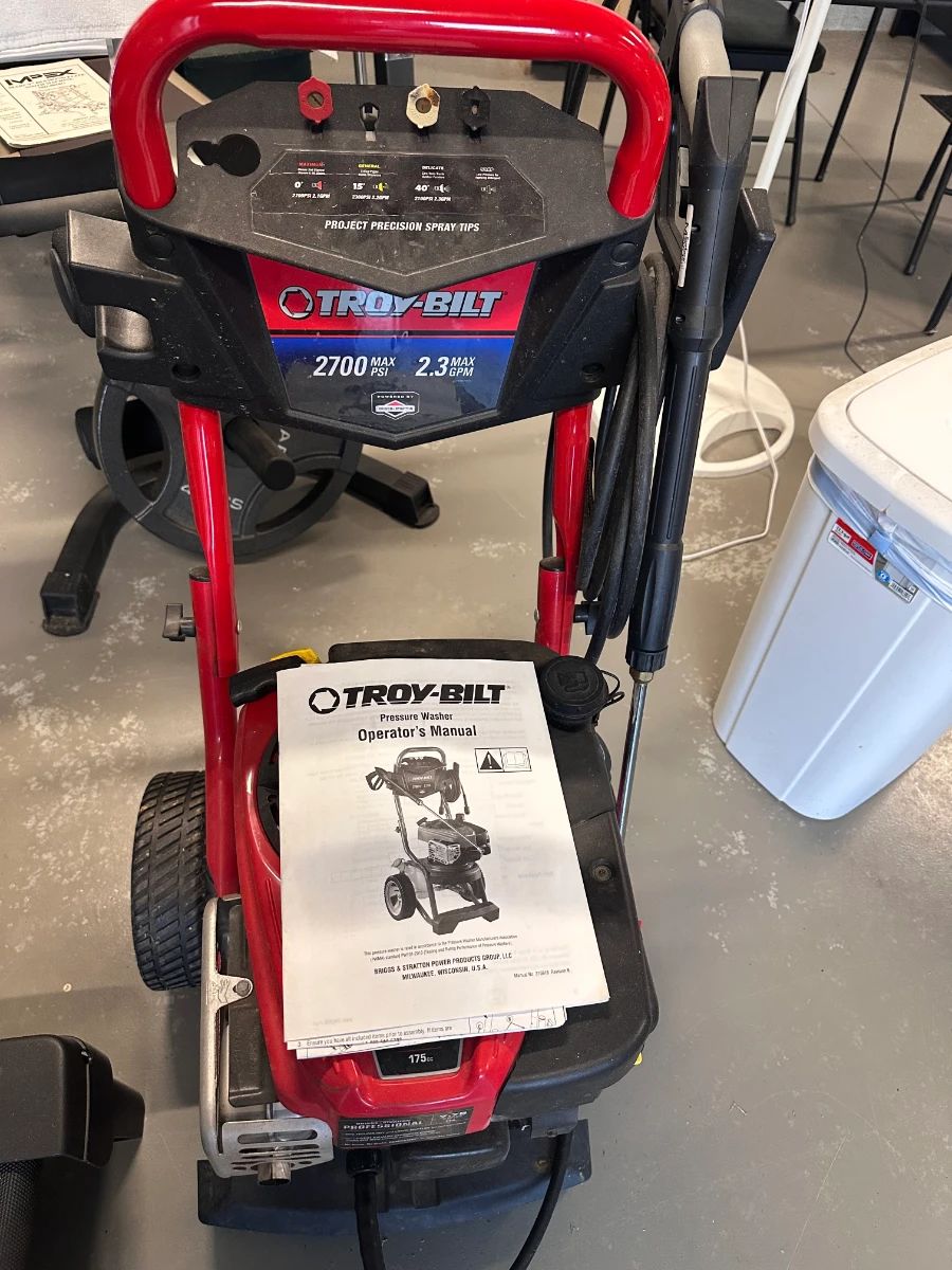 Troy-Bilt Pressure Washer