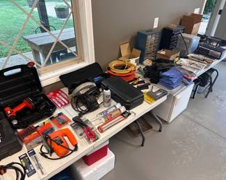 Tools and garage supplies