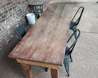 Patio Wood Table and Chairs
