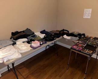 clothing and books