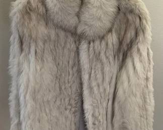 Sage Fox Fur Coat 