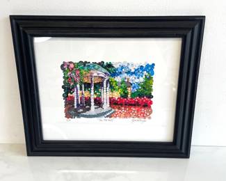 Lot 7086 Signed UNC Art Print The Old Well
