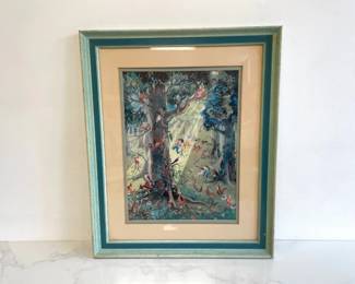 Lot 7096 George Buckett Magical Tree Art Print