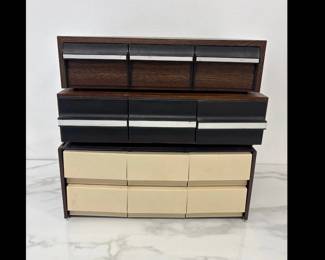 Lot 7375 Vintage Cassette Tape Drawers