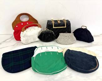 Lot 7128 Vintage Bermuda Bag Handbag Clutch Purses
