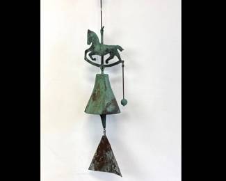 Lot 7558 Paolo Soleri Bronze Horse Wind Bell