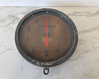 Lot 7189 Antique Toldeo Hanging Scale Top Single sided