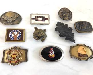 Lot 7243 Vintage Belt Buckles