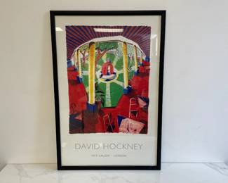 Lot 7336 David Hockney Tate Gallery Exhibition Art Poster