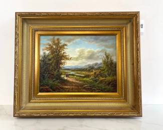 Lot 7044 Signed Landscape Oil Painting Art
