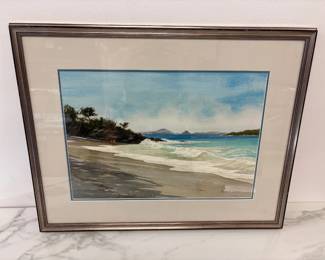 Lot 7571 Robert Chace Signed Beach Seascape Art