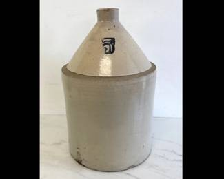 Lot 7187 Antique 5 Gallon Stoneware Crock