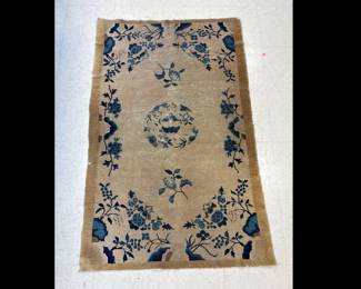 Lot 7281 Antique Peking Chinese Rug 56in x 35in