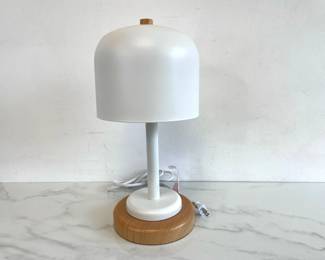 Lot 7155 Crate and Barrel Modern Dome Touch Desk Lamp
