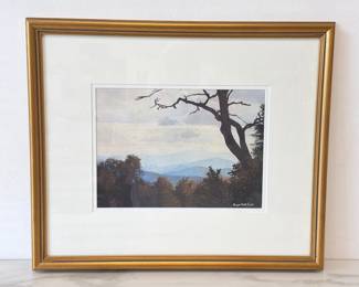 Lot 7450 Bryan Keith Smith Blue Ridge Mountains NC Art Print