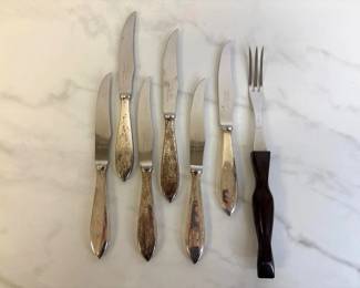 Lot 7388 Cutco Turning Fork Stainless Steel Sheffield England Steak Knives