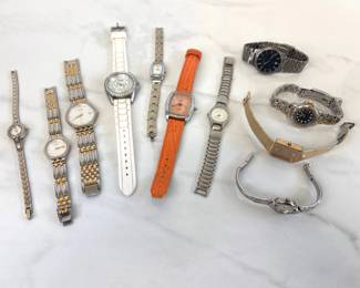 Lot 7242 Fashion Watches Fossil Pulsar Skagen Etc Jewelry