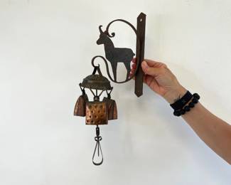 Lot 7359 Wall Mount Goat Wind Chime