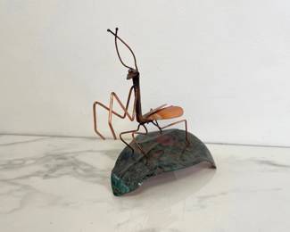 Lot 7534 Praying Mantis Garden Art