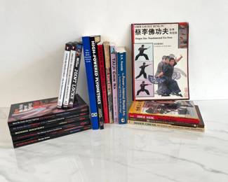 Lot 7504 Martial Arts Boxing Books and DVDs